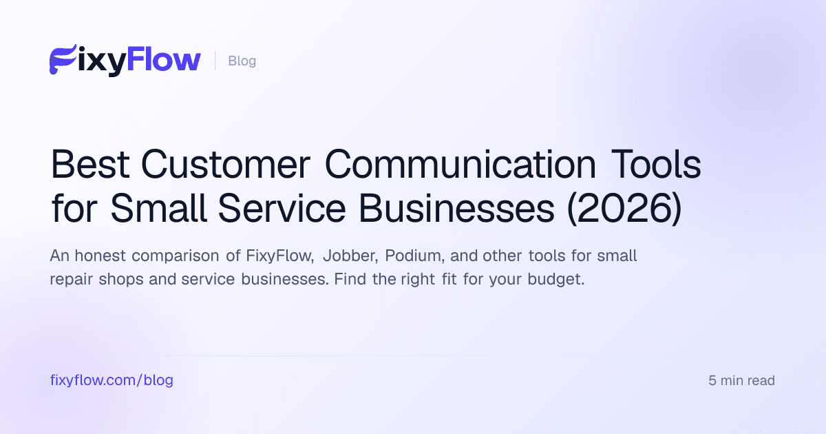 Best Customer Communication Tools for Small Service Businesses (2026)